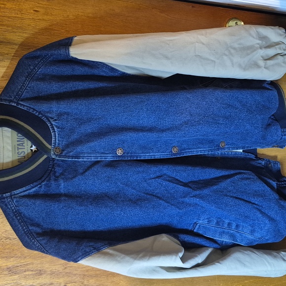 Haggar Blue and Tan Performance Jacket - Picture 1 of 2